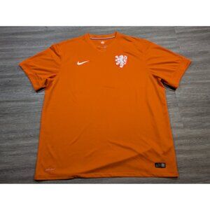 Nike Men's XXL 2XL Netherlands 2014 Football Soccer Jersey Holland KNVB Home